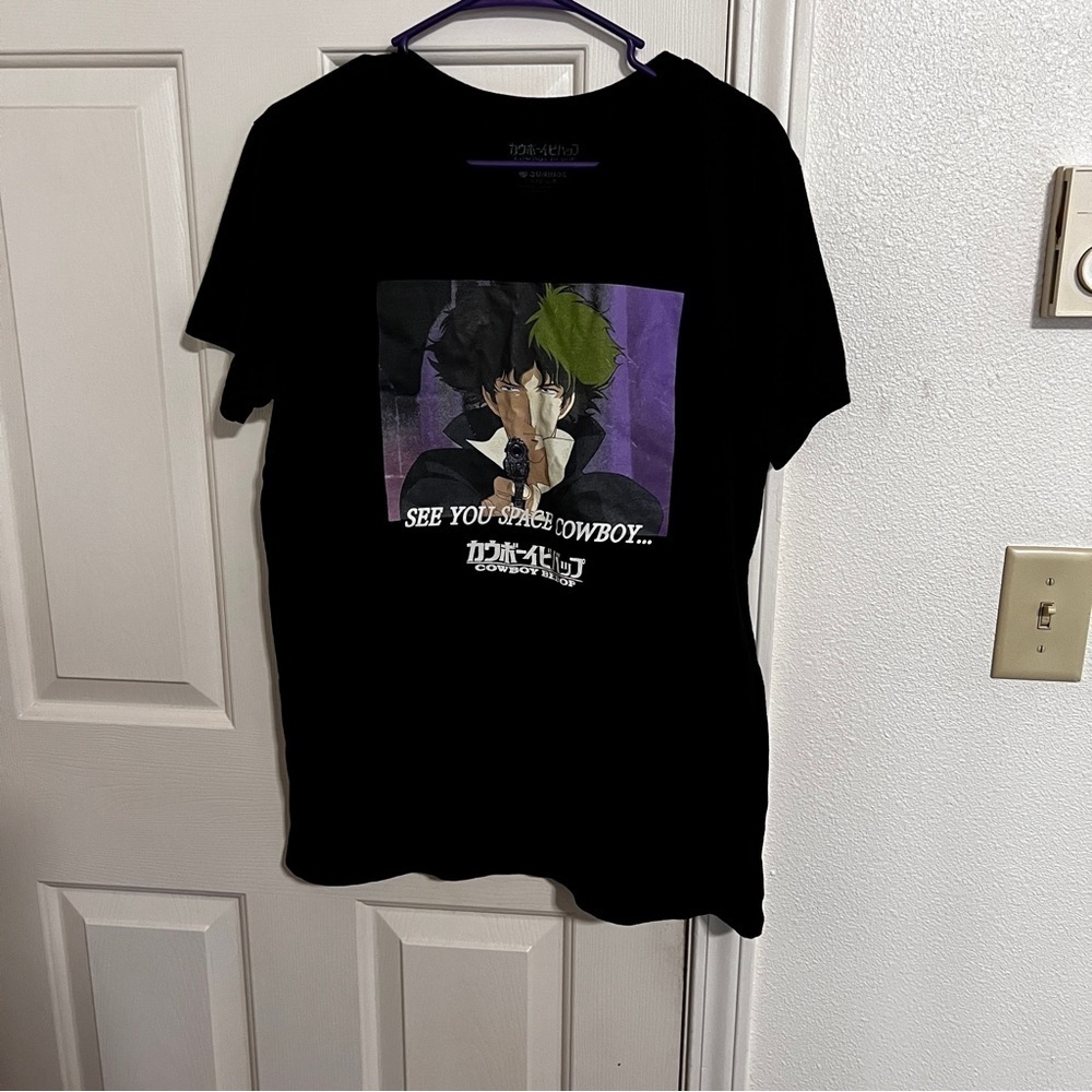 Cowboy Bebop See You Space Cowboy Graphic Mens L Sunrise Anime Manga Tee T Shirt